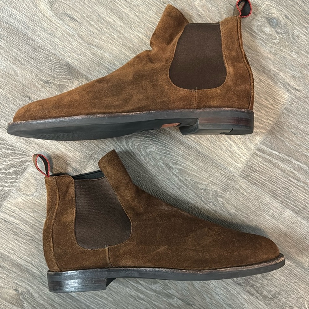 Allen Edmonds Nomad Suede Chelsea Boots